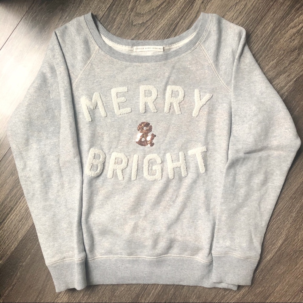 American Eagle glitterly sweatshirt / S